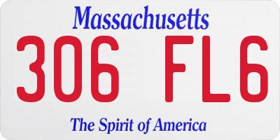 MA license plate 306FL6