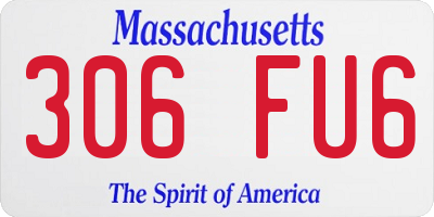 MA license plate 306FU6
