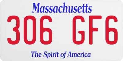 MA license plate 306GF6