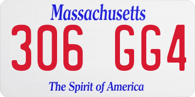 MA license plate 306GG4