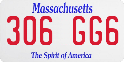 MA license plate 306GG6