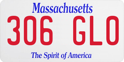 MA license plate 306GL0
