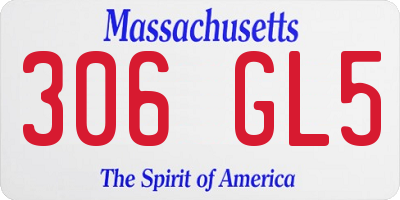 MA license plate 306GL5