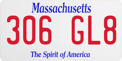 MA license plate 306GL8