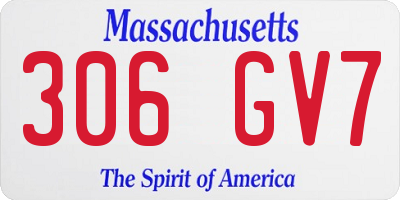MA license plate 306GV7