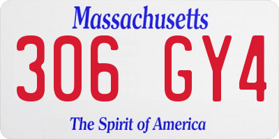 MA license plate 306GY4
