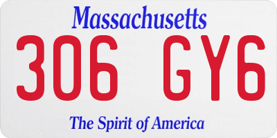 MA license plate 306GY6