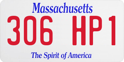 MA license plate 306HP1