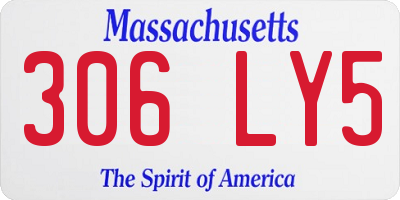 MA license plate 306LY5