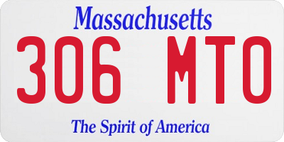 MA license plate 306MT0
