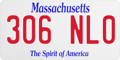 MA license plate 306NL0