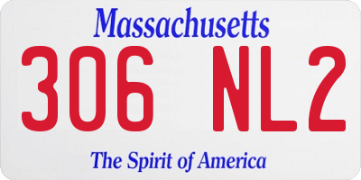 MA license plate 306NL2