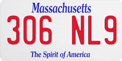 MA license plate 306NL9