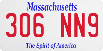 MA license plate 306NN9