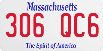 MA license plate 306QC6