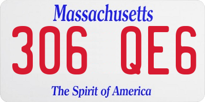 MA license plate 306QE6