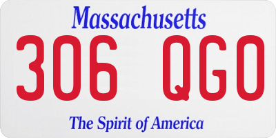 MA license plate 306QG0