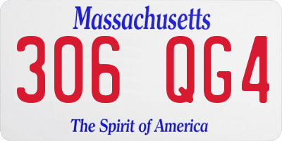 MA license plate 306QG4