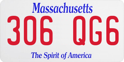 MA license plate 306QG6