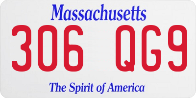 MA license plate 306QG9
