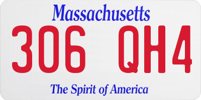 MA license plate 306QH4