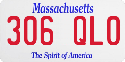 MA license plate 306QL0