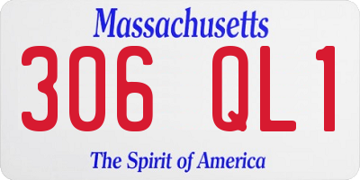 MA license plate 306QL1