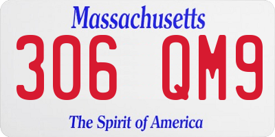 MA license plate 306QM9
