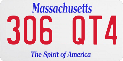 MA license plate 306QT4