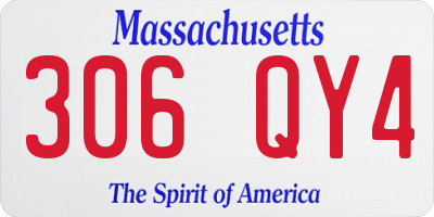 MA license plate 306QY4