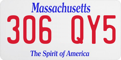 MA license plate 306QY5