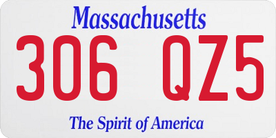 MA license plate 306QZ5