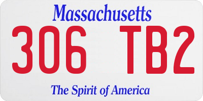 MA license plate 306TB2