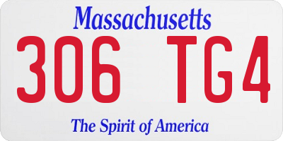 MA license plate 306TG4