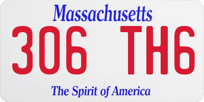 MA license plate 306TH6