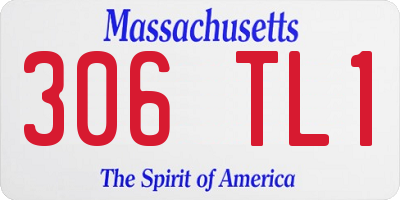 MA license plate 306TL1