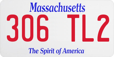 MA license plate 306TL2
