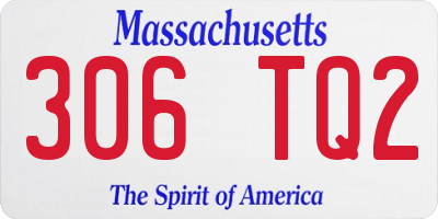MA license plate 306TQ2