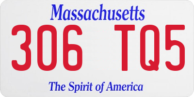 MA license plate 306TQ5