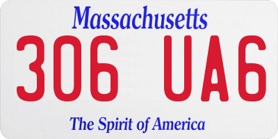 MA license plate 306UA6