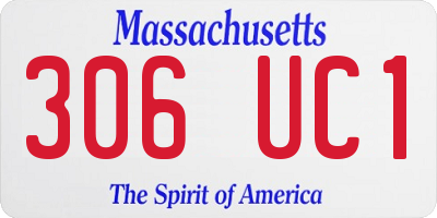 MA license plate 306UC1