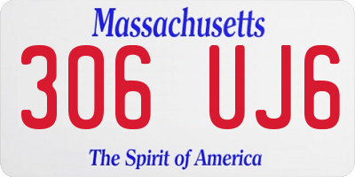 MA license plate 306UJ6