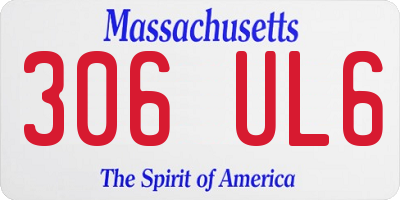 MA license plate 306UL6