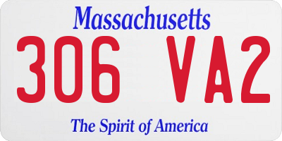 MA license plate 306VA2