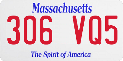 MA license plate 306VQ5