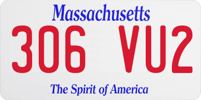 MA license plate 306VU2