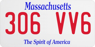 MA license plate 306VV6