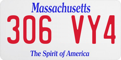 MA license plate 306VY4