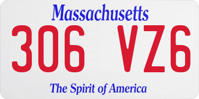 MA license plate 306VZ6
