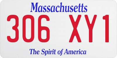 MA license plate 306XY1